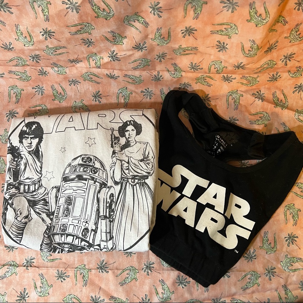 Star Wars Episode II: Attack of the Clothes (Two Star Wars Tops)